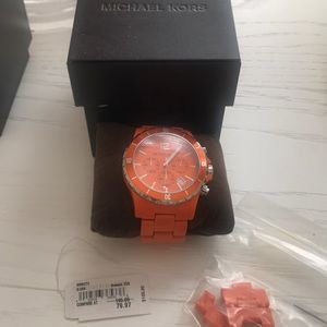 Orange Michael Kors Watch